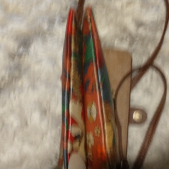 Sakroots peace clutch style crossbody bag bohemian botanical - Picture 14 of 16